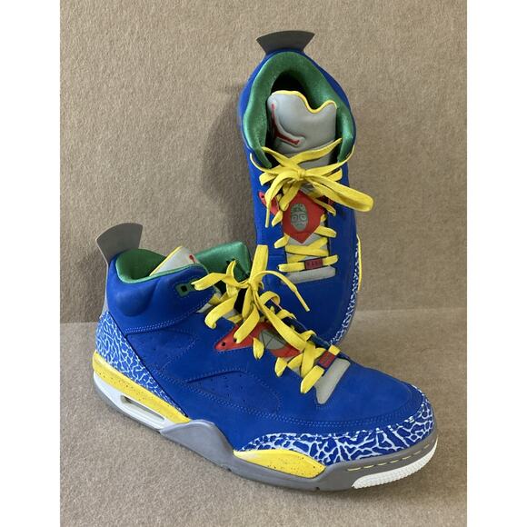 Nike Air Jordan Son of Mars Men’s Sz 11 Blue Colorful Basketball Sneaker 2013 - Picture 1 of 12